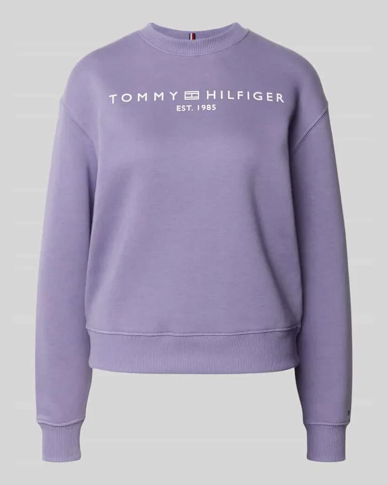Tommy Hilfiger Relaxed Fit Sweatshirts aus Baumwoll-Mix Lavender