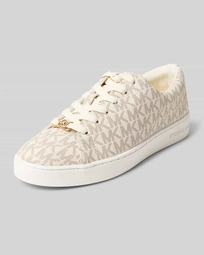 Michael Kors Sneaker mit Allover-Logo-Print Modell 'Keaton Offwhite