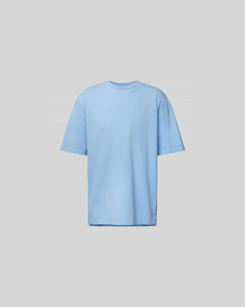 Marni Oversized T-Shirt 1/2-Ärmel Bleu