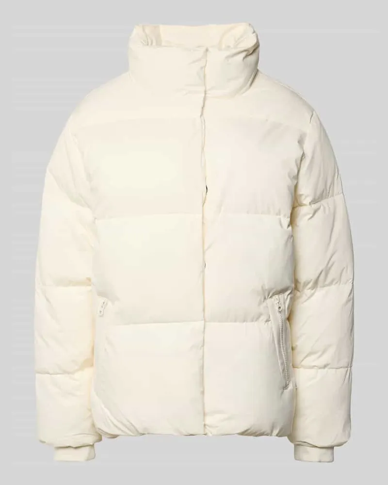 Mustang Steppjacke mit Stehkragen und Reißverschluss Modell 'Gillan Offwhite