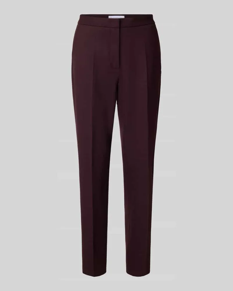 RAFFAELLO ROSSI  Regular Fit Stoffhose mit Bügelfalten Modell 'DORO Bordeaux