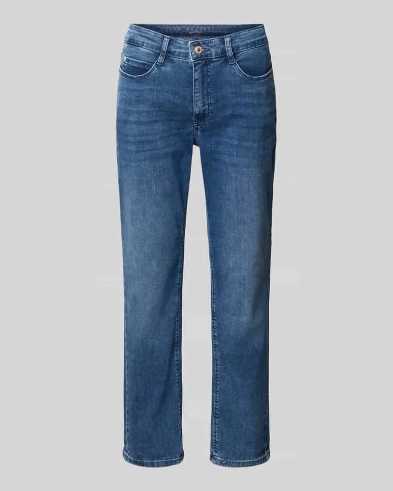 MAC Jeans Cropped Jeans mit Eingrifftaschen Modell 'Dream Blau