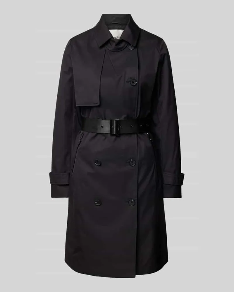 khujo Trenchcoat mit Taillengürtel Modell 'SARINA Black