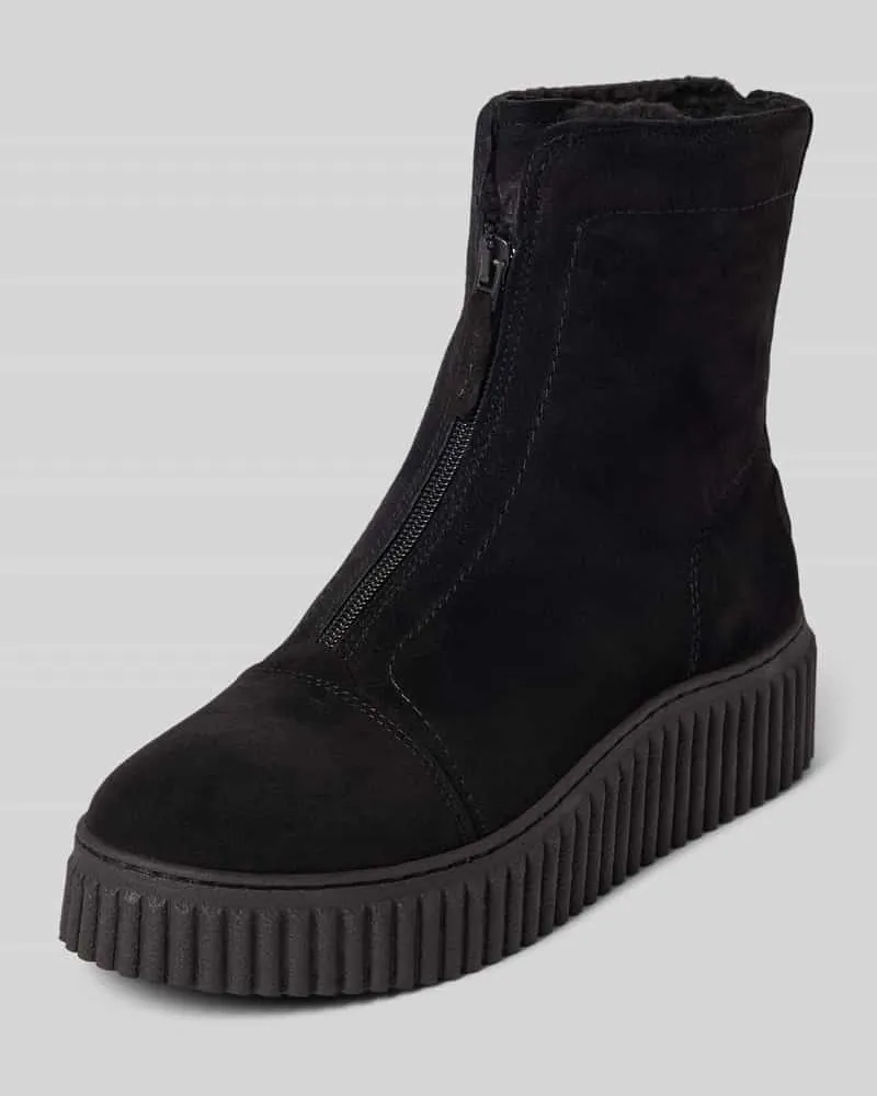 Marc O'Polo Stiefel aus echtem Veloursleder Modell 'BIANCA Black