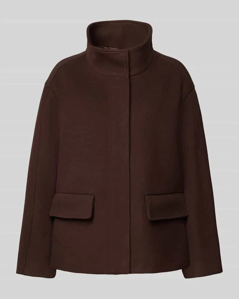 Gant Wolljacke mit Kaschmir-Anteil Mittelbraun