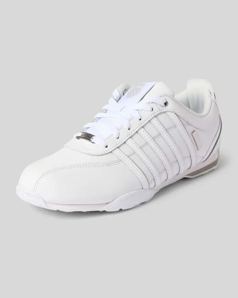 K-Swiss Sneaker aus Leder mit Label-Details Modell 'Arvee 1.5 Weiss