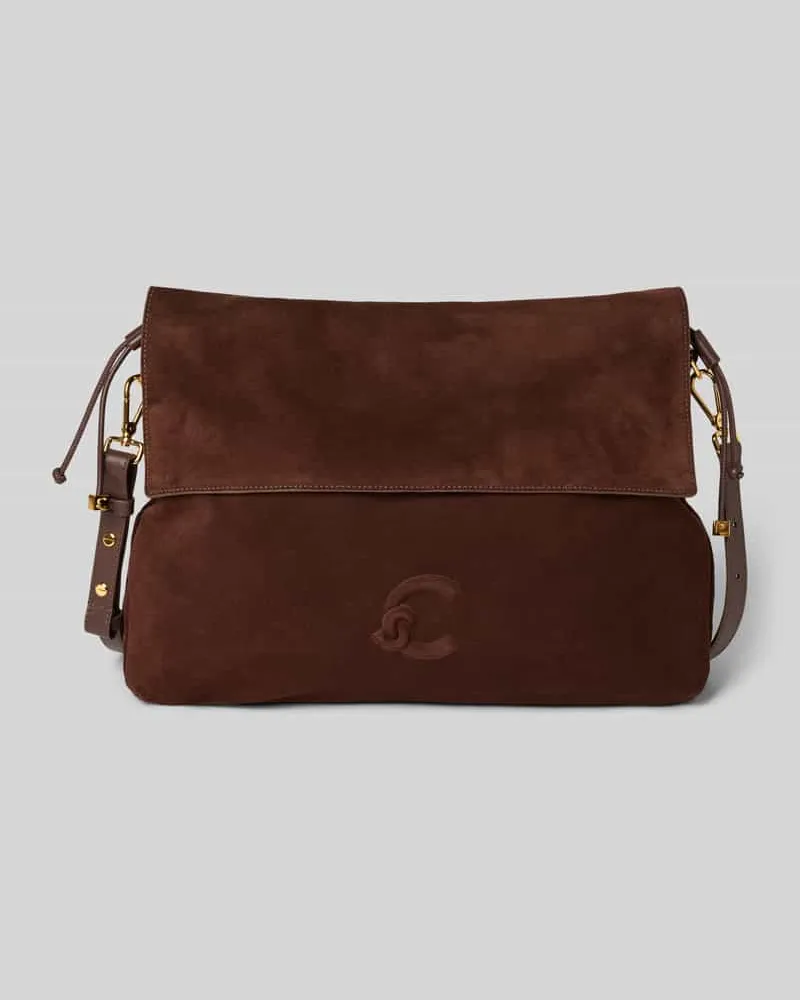 Coccinelle Handtasche aus echtem Leder Modell 'Lidia Dunkelbraun