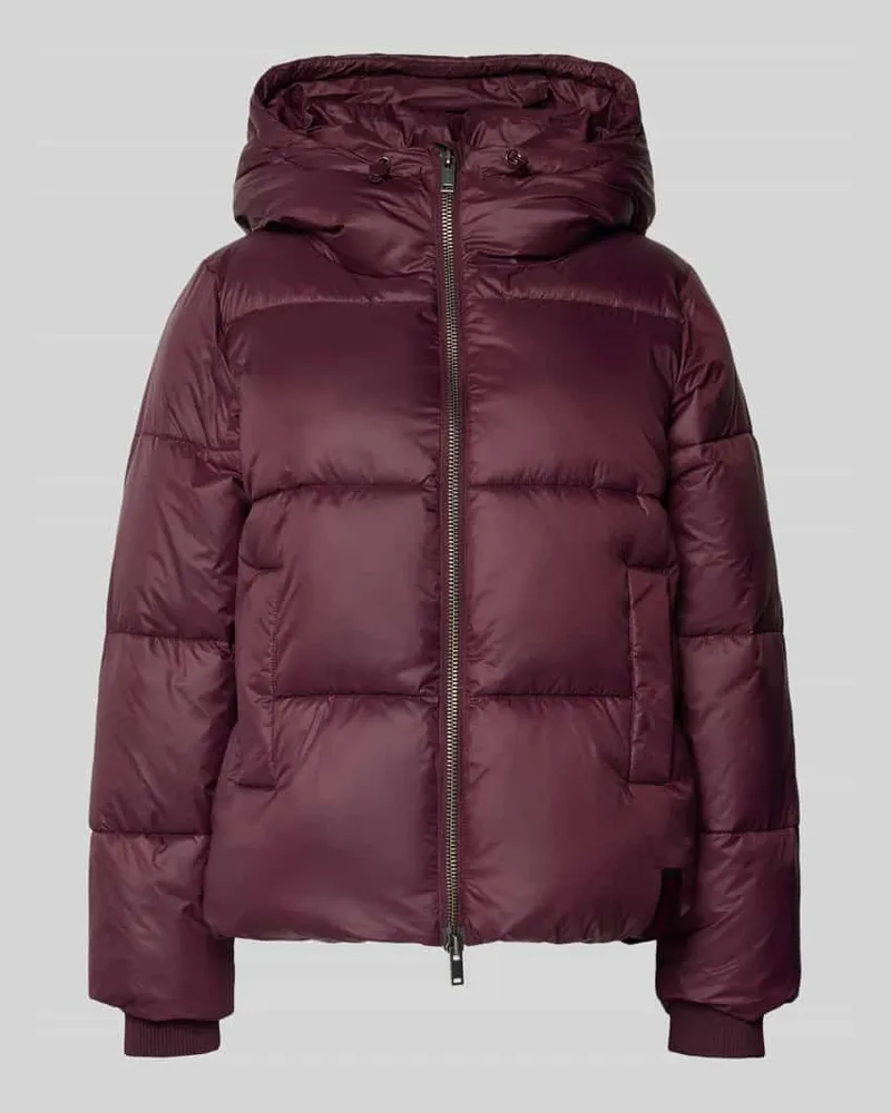 Milano Italy Steppjacke mit Kapuze Bordeaux