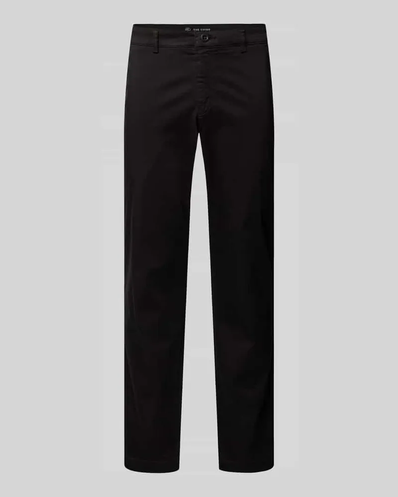 Carl Gross Chino mit Eingrifftaschen Modell 'Tomme Black