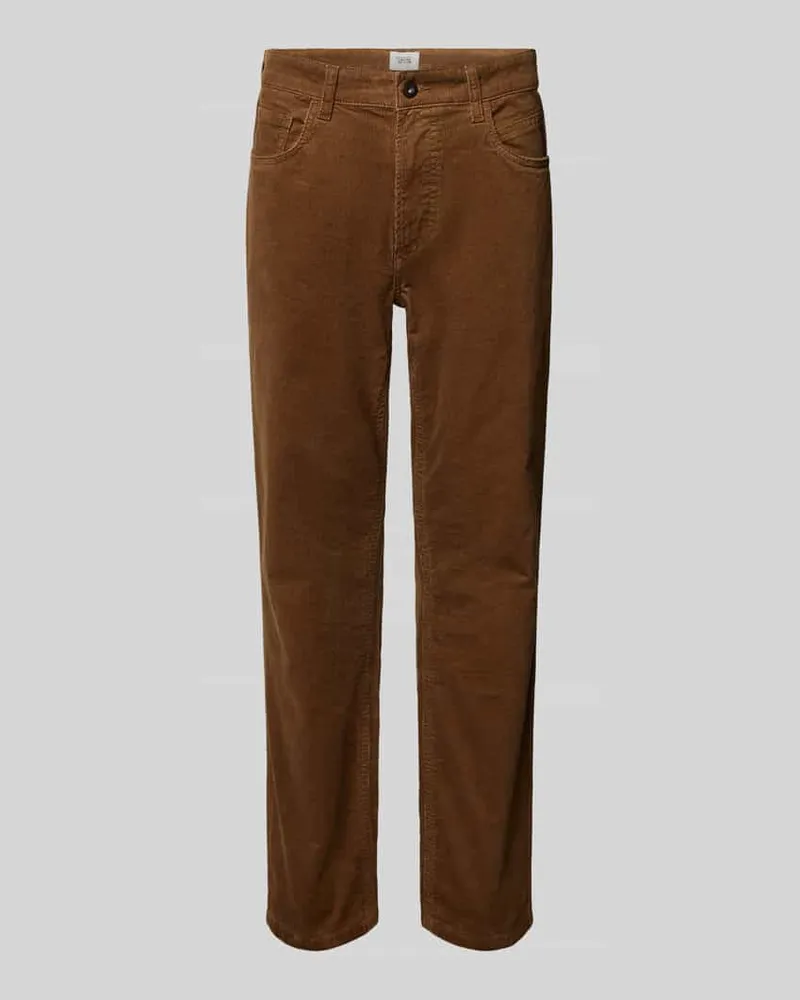 Camel Active Regular Fit Cordhose im 5-Pocket-Design Camel