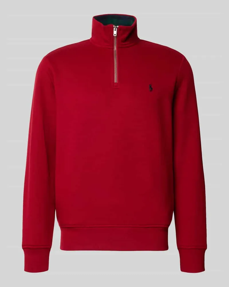 Ralph Lauren Sweatshirt mit Stehkragen Rot