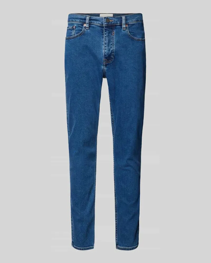 Armedangels Tapered Fit Jeans im 5-Pocket-Design Modell 'AARJO TARPA Dunkelblau