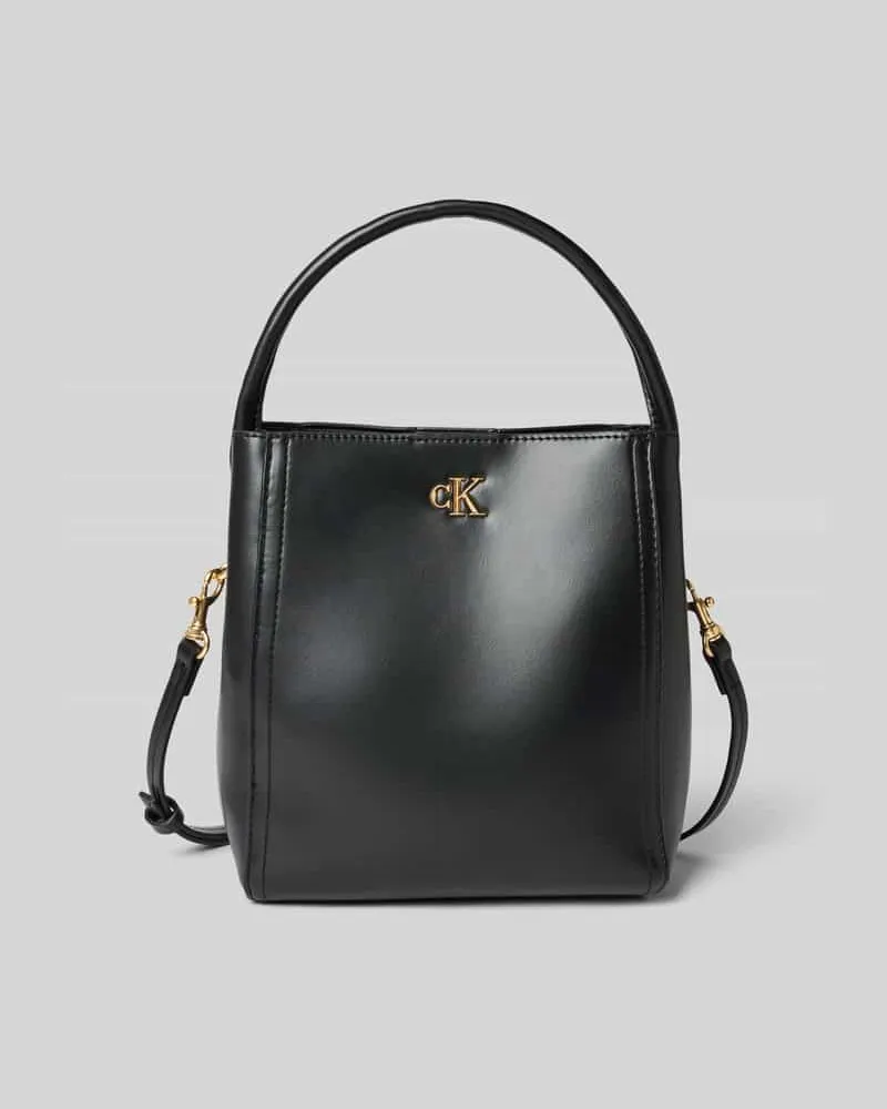 Calvin Klein Umhängetasche mit Logo-Applikation Black