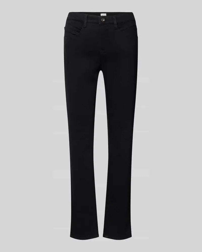 Brax Bootcut Jeans mit Label-Patch Modell 'MARY Black