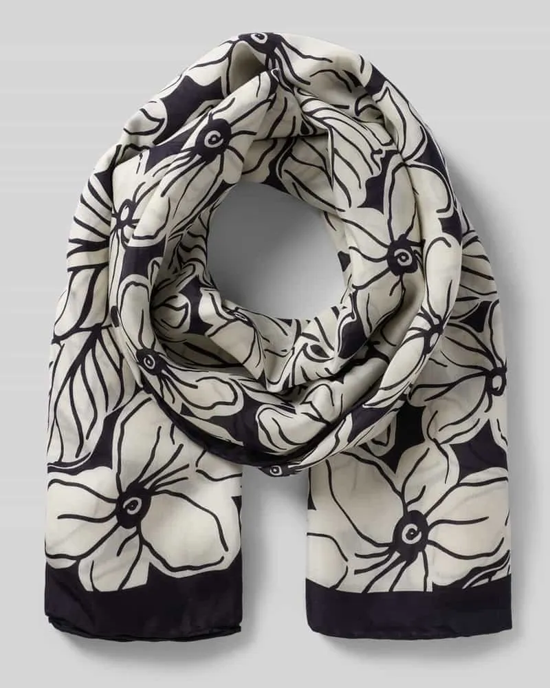 Max Mara Schal aus Modal-Seiden-Mix Modell 'ASARONG Weiss