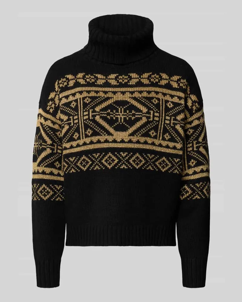Ralph Lauren Rollkragenpullover aus Lanawoll-Mix Modell 'BEILMEY Gold