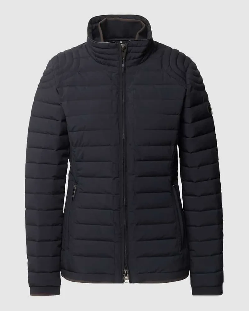 Wellensteyn Shaped Fit Steppjacke mit Stehkragen Modell 'HELIUM SHORT Marine