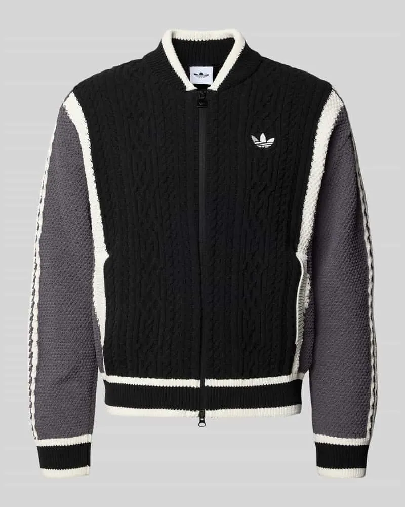 adidas Strickjacke mit Reißverschluss Black