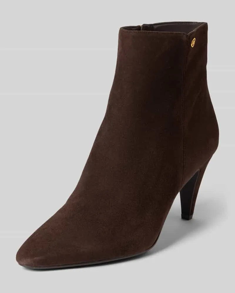 Michael Kors Stiefeletten mit Pfennigabsatz Modell 'DANIELA Dunkelbraun