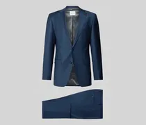 Slim Fit Anzug aus Schurwoll-Elasthan-Mix