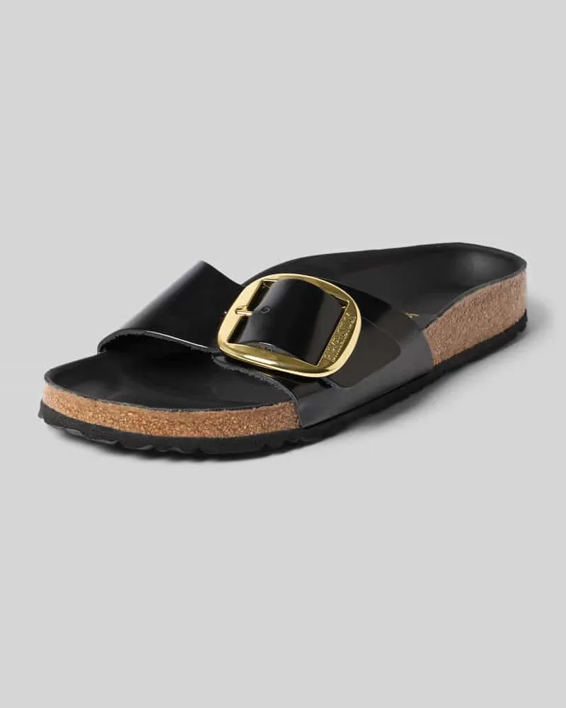 Birkenstock Glänzende Sandalette Modell 'Madrid Black
