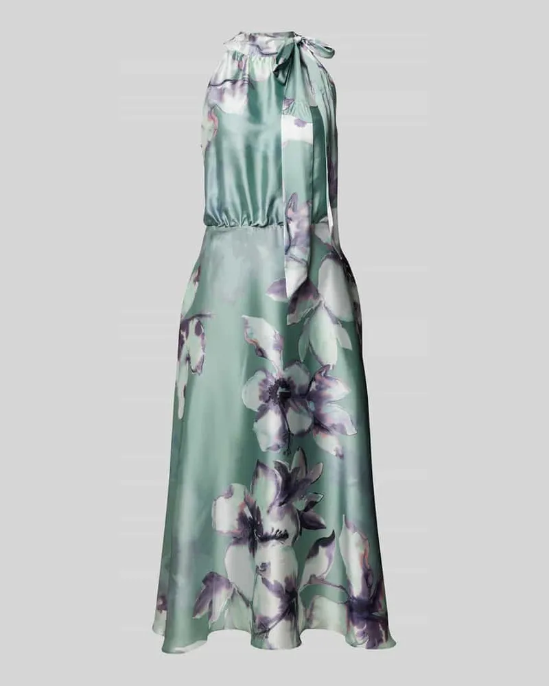 Swing Cocktailkleid mit Schluppe Hellgruen