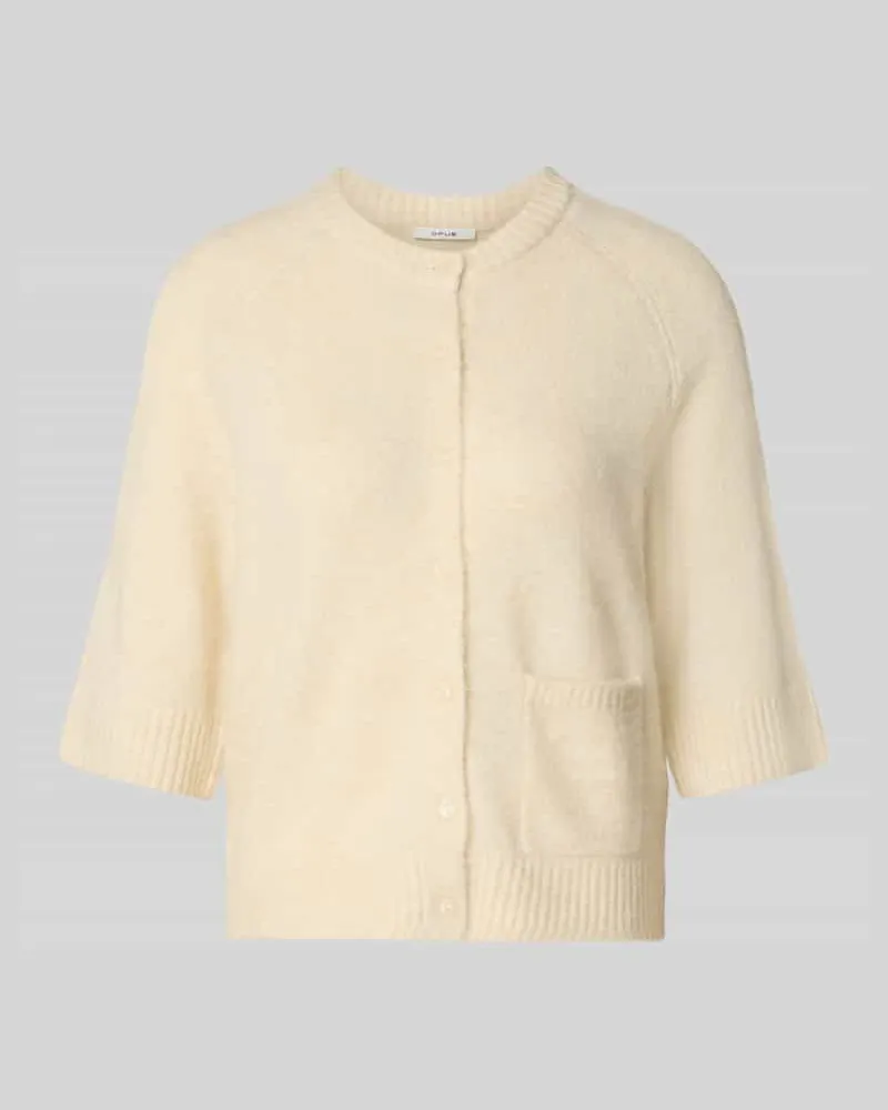 OPUS Cardigan mit Eingrifftasche Modell 'Dathena Beige