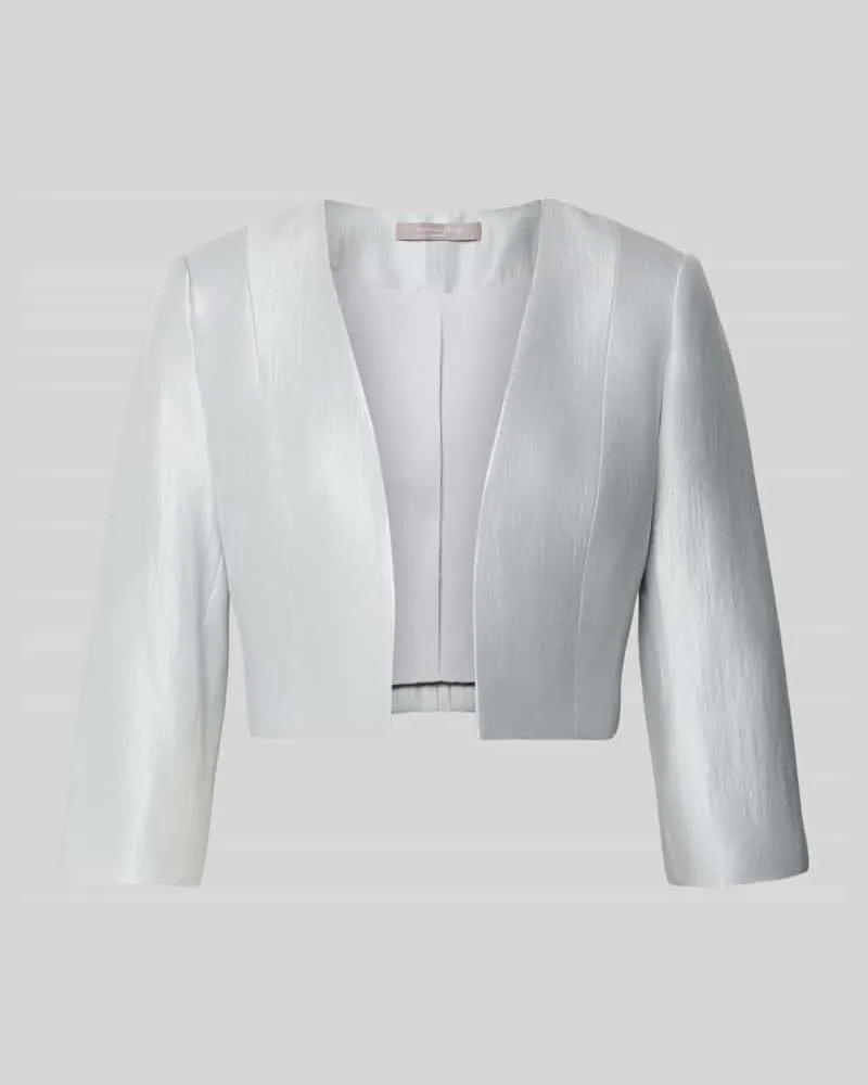 Christian Berg Bolero mit 3/4-Ärmel Hellgrau