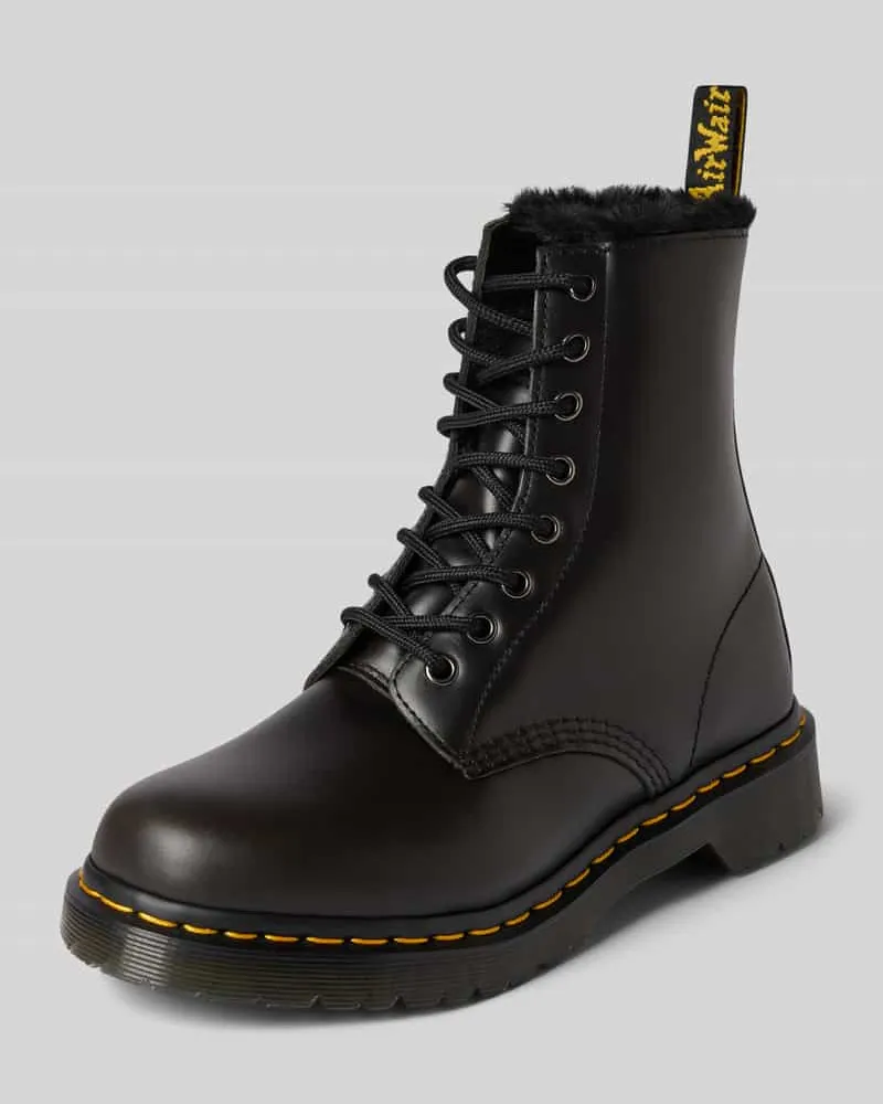 Dr.Martens Boots aus echtem Leder mit Label-Detail Modell 'Serena Black