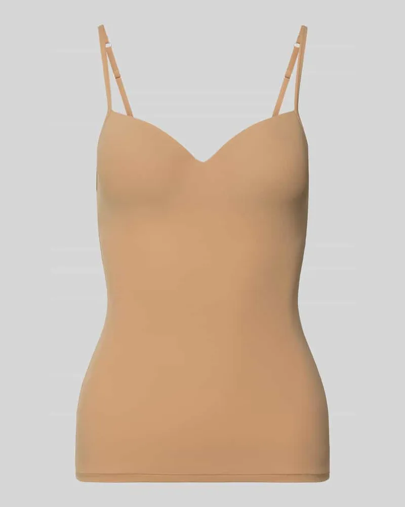 Hanro BH-Top mit gepolsterten, gemoldeten Cups Modell 'ALLURE Beige