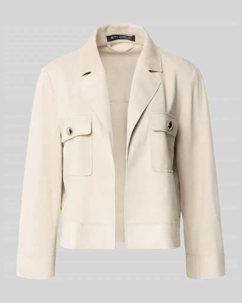 Betty Barclay Regular Fit Jacke mit Reverskragen Sand