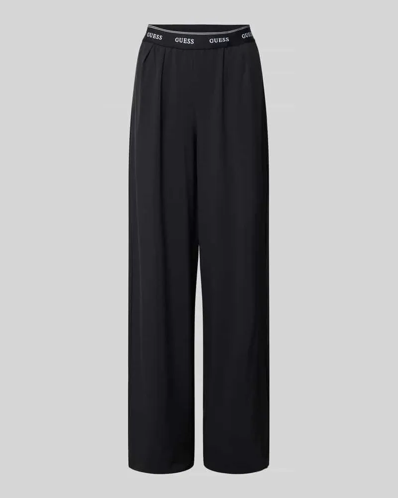 Guess Wide Fit Pants mit elastischem Bund Modell 'SELENE Black