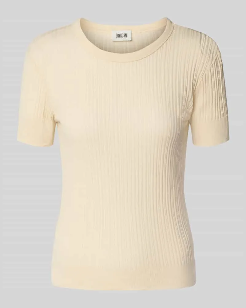 Drykorn T-Shirt mit Rundhalsausschnitt Modell 'KOALY Offwhite