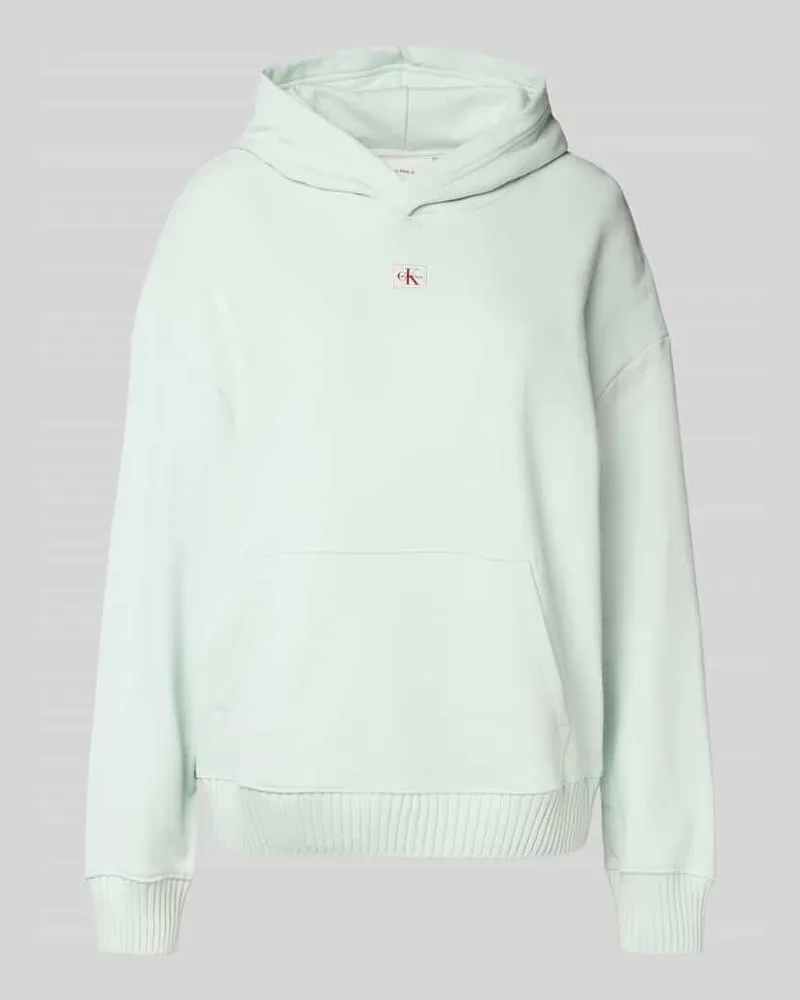 Calvin Klein Hoodie mit Känguru-Tasche Mint