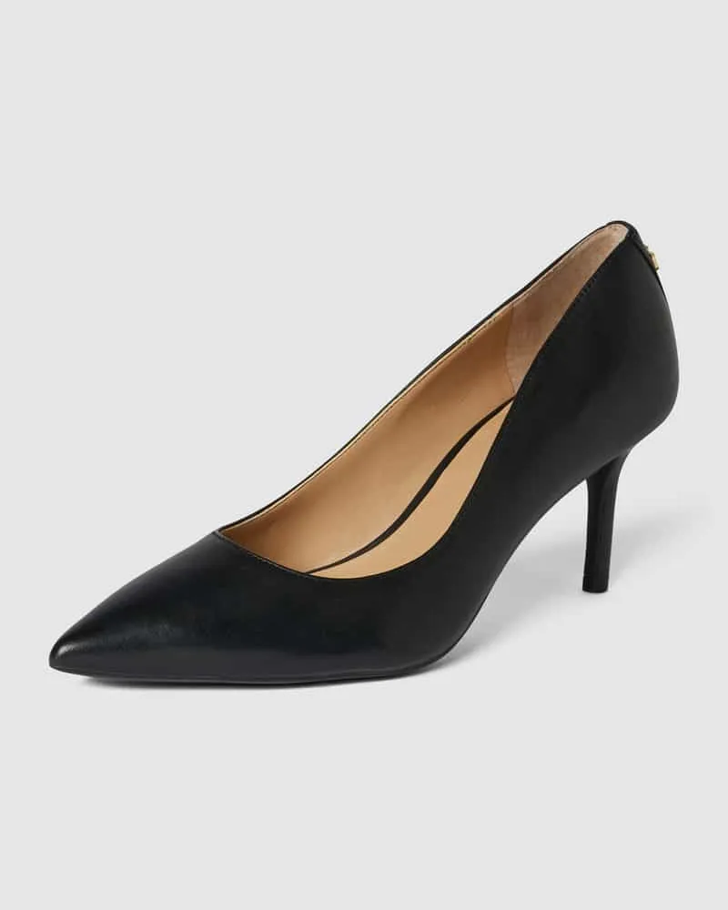 Ralph Lauren Pumps aus Leder Black