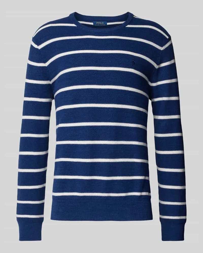 Ralph Lauren Strickpullover mit Logo-Stitching Marine