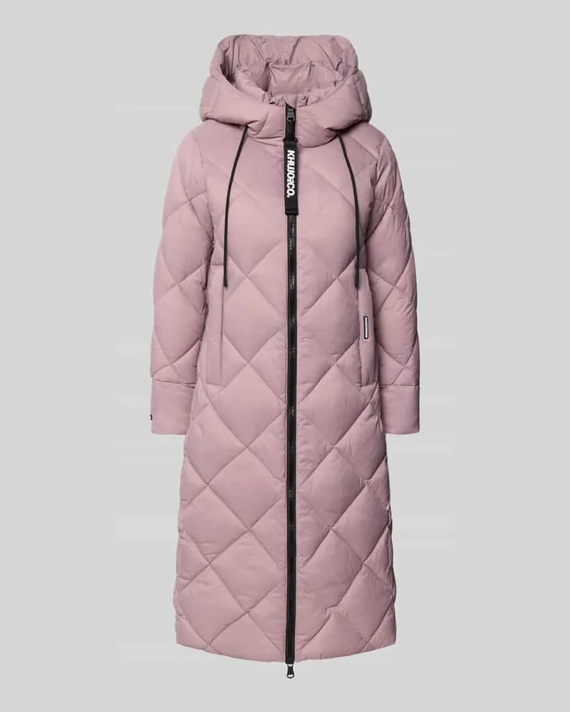 khujo Steppmantel mit Kapuze Modell 'CILIA Rosa