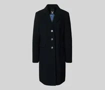 Wollmantel mit Kaschmir-Anteil und Pattentaschen