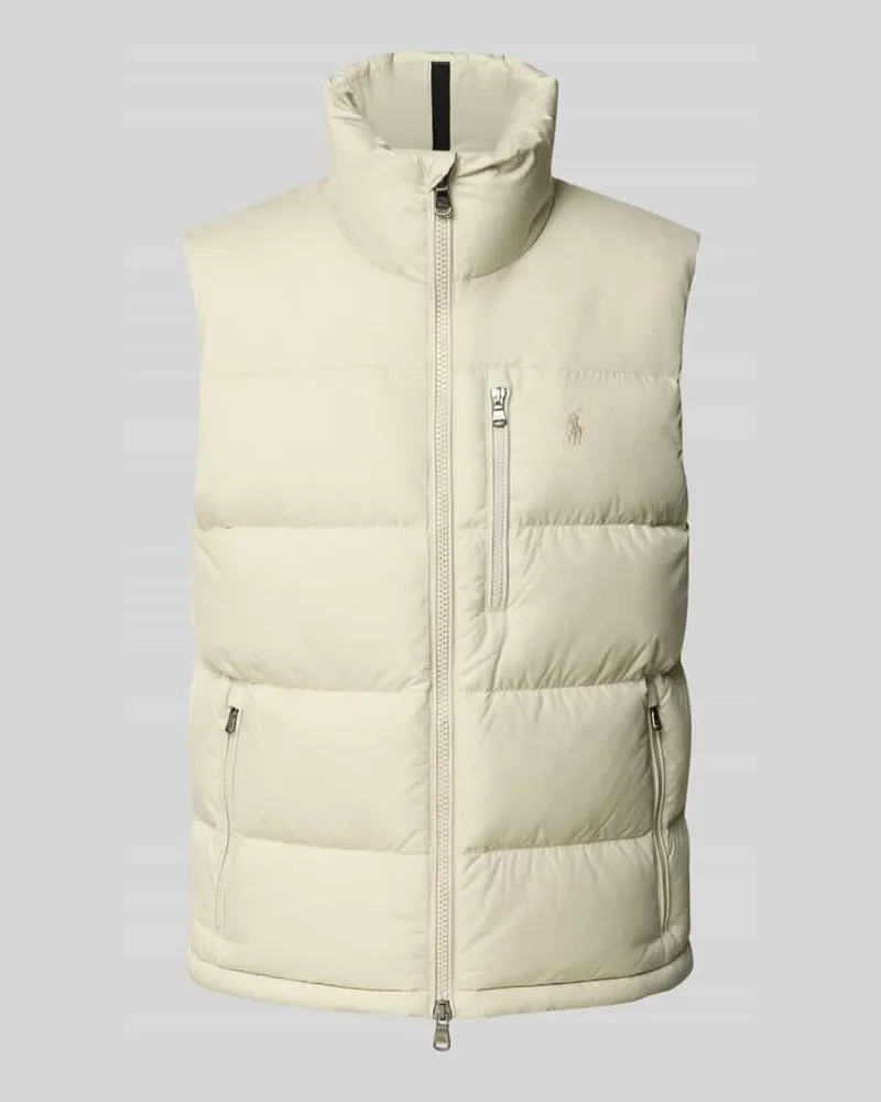 Ralph Lauren Steppweste mit Reißverschluss Sand