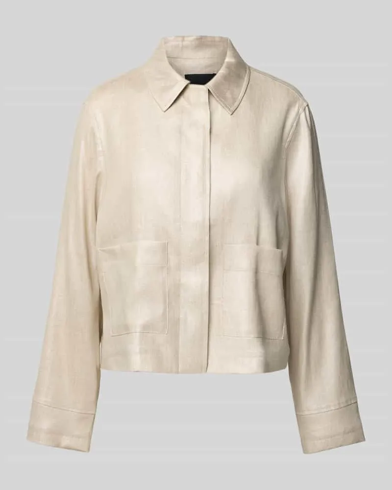 someday. Leinenblazer mit aufgesetzten Eingrifftaschen Modell 'Nania Sand