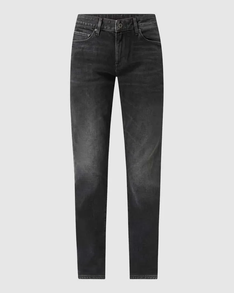 G-STAR RAW Mom Jeans mit Stretch-Anteil Modell 'Kate Dunkelgrau