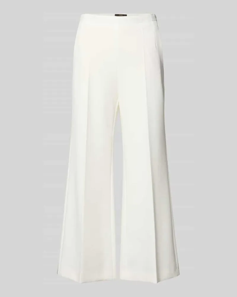 windsor. Slim Fit Culotte mit Bügelfalten Offwhite