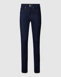 Levi's Shaping Slim Fit Jeans mit Stretch-Anteil Modell '312' - Water Dunkelblau