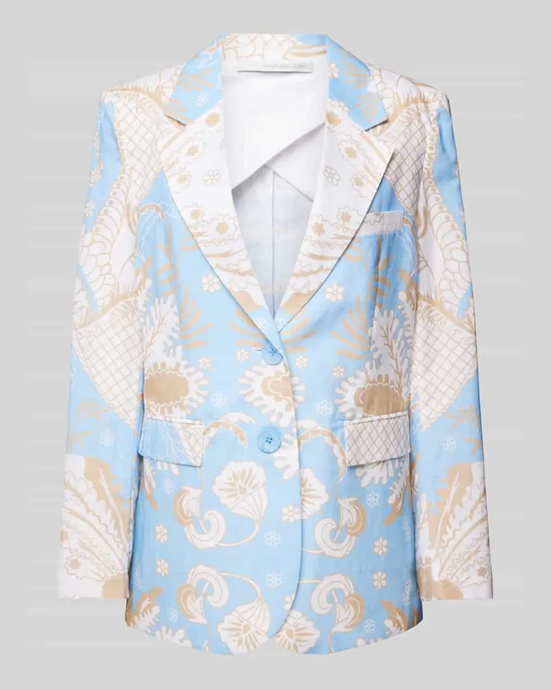 Herzen's Angelegenheit Blazer mit Allover-Print Blau