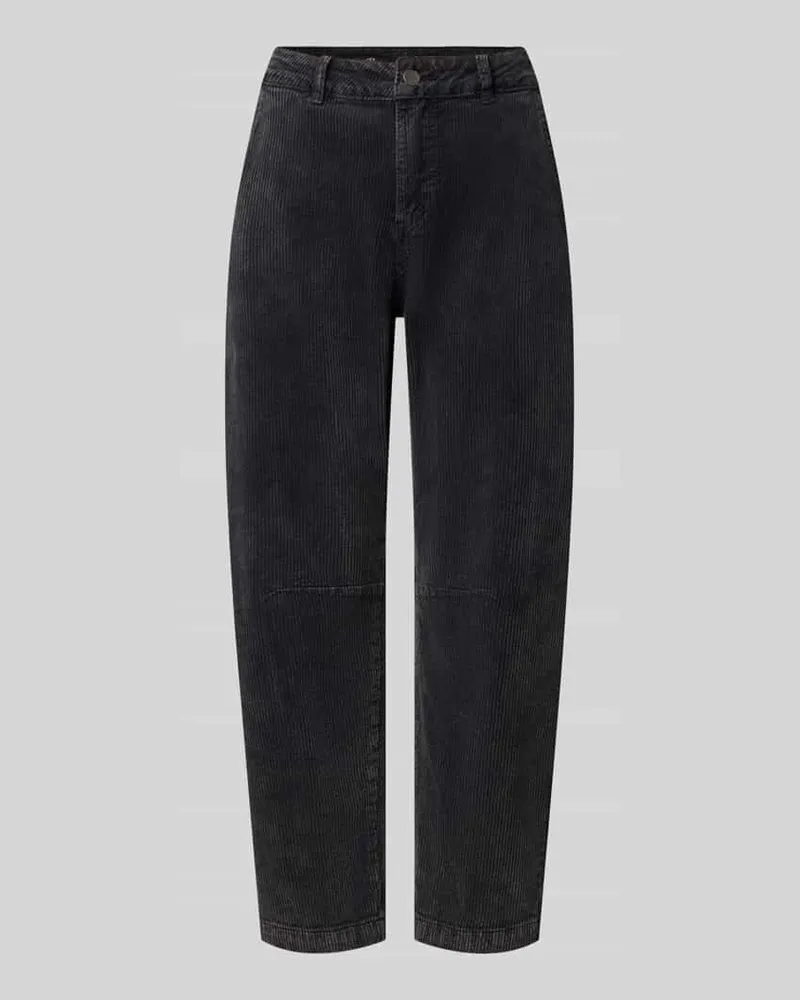 Buena Vista Barrel Fit Cordhose aus Baumwoll-Mix Black
