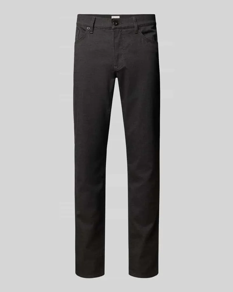 Brax Stoffhose mit Viskose-Anteil im 5-Pocket-Design Modell 'Cadiz Anthrazit