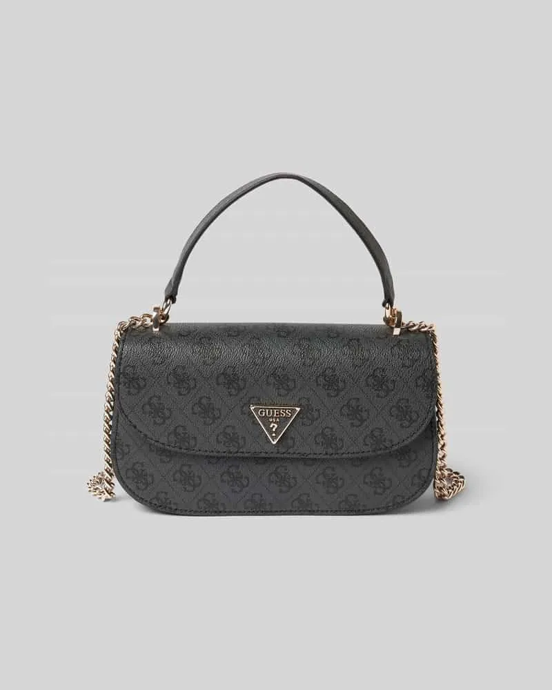 Guess Umhängetasche mit Label-Applikation Modell 'ECO ERICA Black