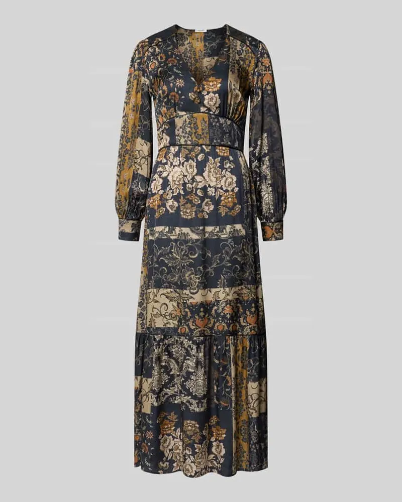 Liu Jo Maxikleid aus reiner Viskose Dunkelblau