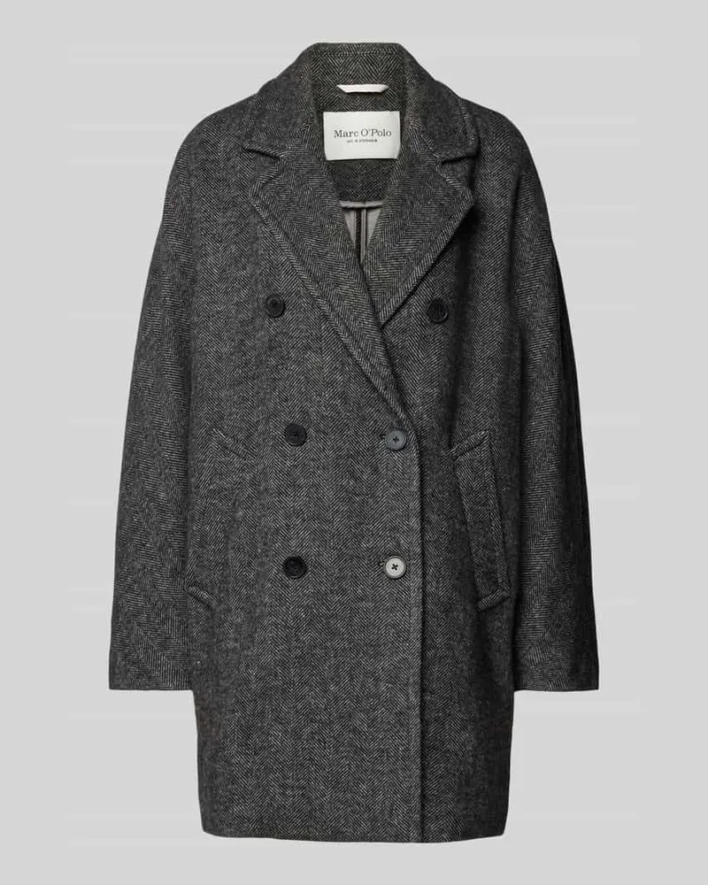 Marc O'Polo Mantel mit Woll-Anteil Black