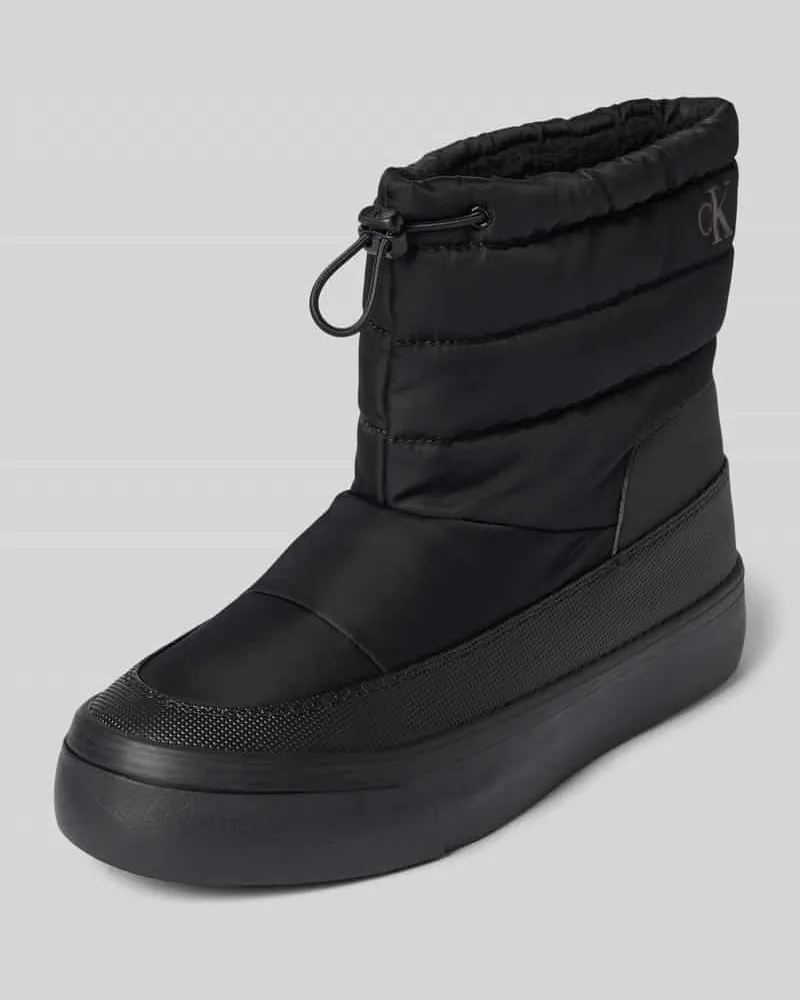 Calvin Klein Snowboots mit Label-Detail Black